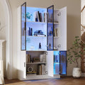 Reparti sur trois niveaux en haut et deux en bas: Meuble de Rangement Format 120 x 35 x 200 cm