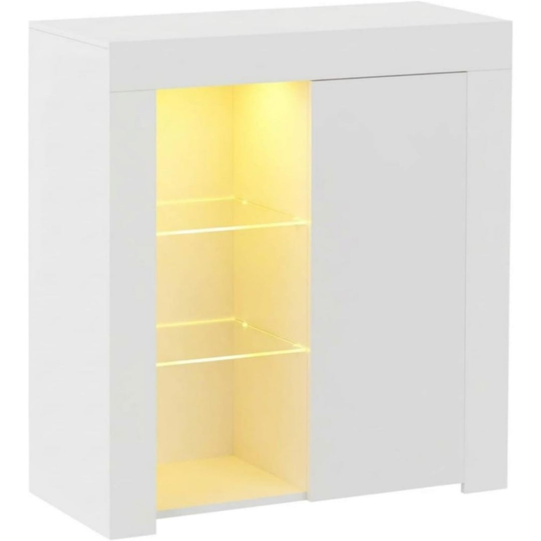 Commode, 75 x 35 x 83 cm, Couleur Blanc