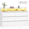 Commode, 40 x 140 x 95 cm, Couleur Blanc