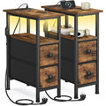 Canape Lit Convertible en Acier, Finition Marron