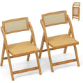 Bambou Naturel, Chaise Pliante Design Moderne