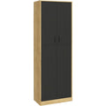 Armoire en Panneau de Particules, Finition Noir