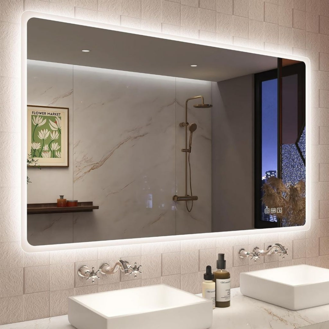 Miroir de Salle de Bain Retroeclaire, Dimensions 70 x 120 cm